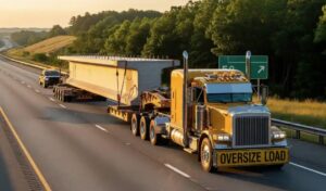 wide load shipping with pilot car escort over-dimensional